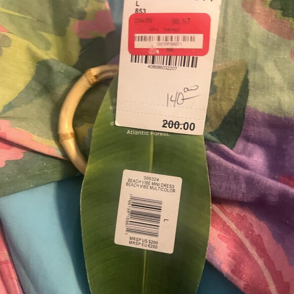 NWT Farm Rio Cutout Dress - Picture 4 of 4